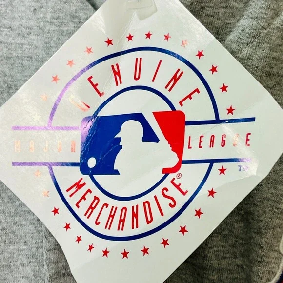 Vtg 90s Atlanta Braves Jersey Style T Shirt Men's XL Gray Baseball Athletic Wear - Picture 10 of 13